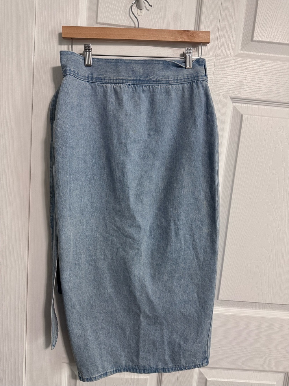 Never Fully Dressed Denim Jaspre Wrap Skirt - Picture 2 of 4